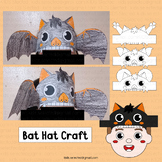 Bat Hat Craft Halloween Crown Headband Writing Activities 