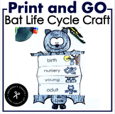 Bat Life Cycle Accordion Print and Go Craft