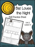 Bat Loves the Night (Skill Practice Sheet)