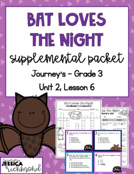 Preview of Bat Loves the Night - Supplemental Packet