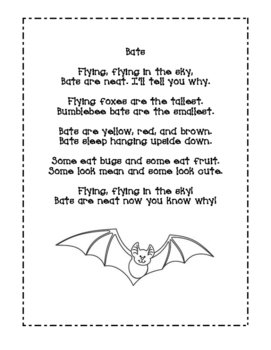 Preview of Bat Poem