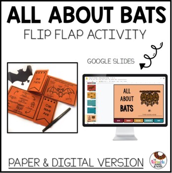 Preview of Bat Research Project | No Prep Flip Flap