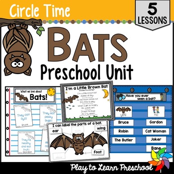 Preview of Bat Unit | Lesson Plans - Activities for Preschool Pre-K