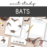 Bat Unit Study Bundle, Bat study, Bat Life cycle, Hallowee