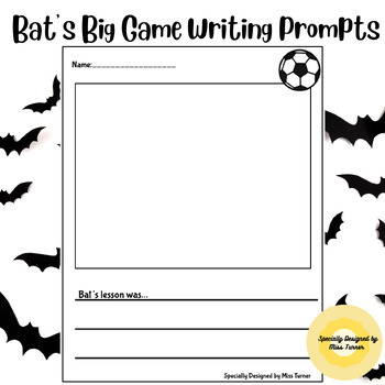 Preview of Bat's Big Game Writing Prompts