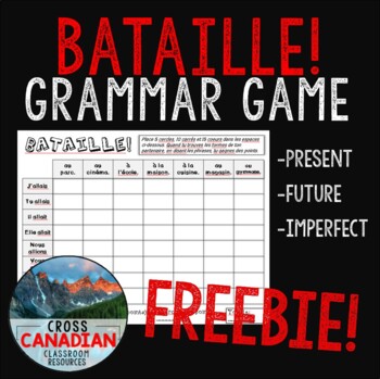Preview of Bataille! French Verb Conjugation in a Battleship Scenario.