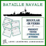 Bataille Navale - Regular French -IR Verbs