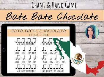 Preview of Bate Bate Chocolate | Spanish Song/Chant & Hand Game | Ta Titi Shh