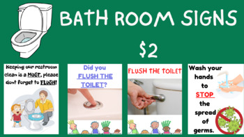 Preview of Bath Room Signs