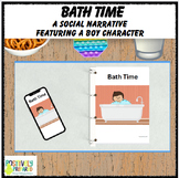 Bath Time - featuring a boy character