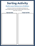 Bathroom Behaviors Sorting Activity