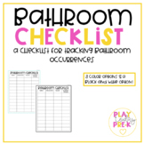 Bathroom Checklist Teaching Resources | Teachers Pay Teachers