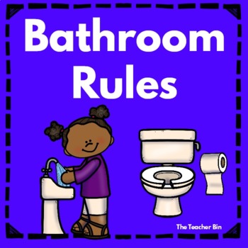 Preview of Bathroom Etiquette-Kindergarten-2nd