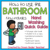 Bathroom & Hand Washing Signs, Passes, Rules, Posters and 