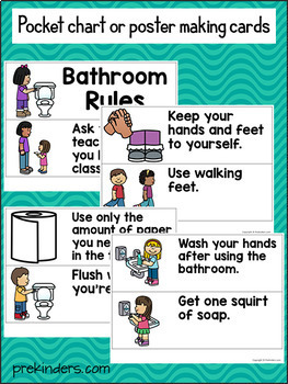 Bathroom Hygiene Posters by Karen Cox | Teachers Pay Teachers