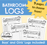 Bathroom Log - Student Log In/Out Sheet - Classroom Management