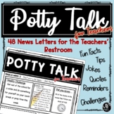 Bathroom Newsletter for Teachers Staff Morale & Sunshine C
