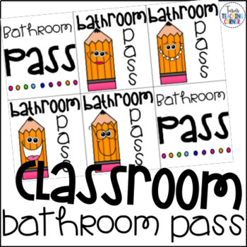 Preview of Bathroom Passes