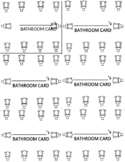 Bathroom Punch Cards