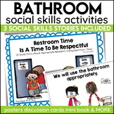 Bathroom Behavior Rules Social Story &  SEL Activities Rev