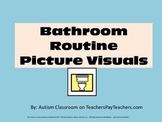Special Education Bathroom Routine Picture Visuals- Large 