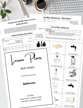 Preview of Bathroom Routines: Severe Needs/Autism SpEd - Lesson Plans - Teachers and Para