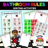 Bathroom Rules Behavior Choice Sort Activities For Autism 