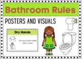 Bathroom Rules Posters | Classroom Management Hygiene Signs