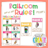 Bathroom Rules Posters || Health || Step-by- Step Directions