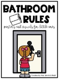 Bathroom Rules Posters and Visuals