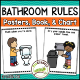 Bathroom Rules and Expectations Posters Hygiene Signs