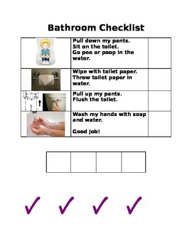 Preview of Bathroom Self-Monitoring Checklist