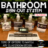 Bathroom Sign-Out System **EDITABLE**