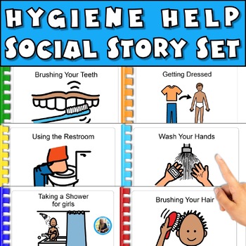 Preview of Bathroom Social Story Visuals Hygiene Go to the Potty Training Autism