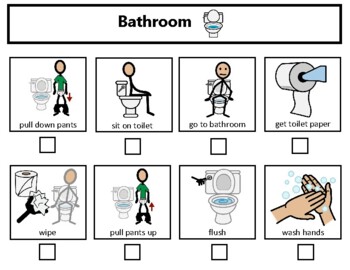 Preview of Bathroom Visual Schedule