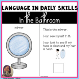Bathroom Vocabulary Language Activities for Routines 