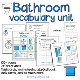 Bathroom Vocabulary Life Skills Unit (Special Ed and Autis