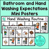 Bathroom and Hand Washing Procedures Mini Posters | Classr