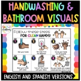 Bathroom and Handwashing Visuals | English and Spanish | D