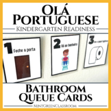 Bathroom queue cards in Portuguese | Kindergarten Readiness