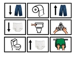 Bathroom time symbols and mini-book