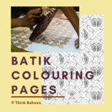 Batik Colouring Pages (Batik Printable Patterns)