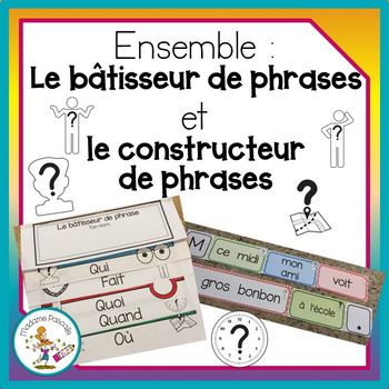Preview of Le bâtisseur et le constructeur de phrases - bundle