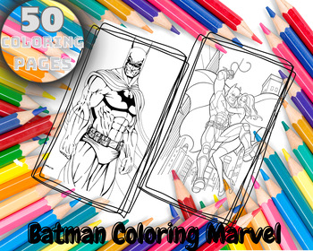 Batman Coloring Sheets (Pack of 15)