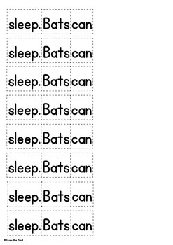 Bats Writing Activities for Kindergarten and First Grade by From the Pond