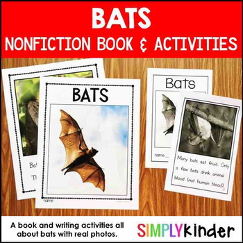 Bats Kindergarten Book And Activities By Simply Kinder Tpt