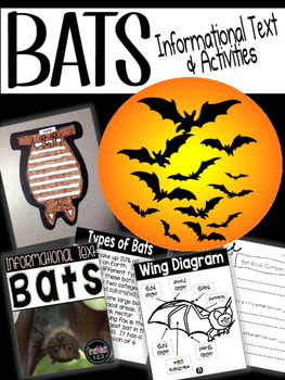 Preview of Bats - Common Core Non-fiction Unit (reading & writing)