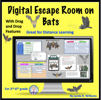 Preview of Bats Digital Escape Room