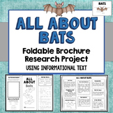 Bats Foldable Brochure Research Project, Using Information