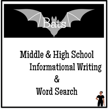 Preview of Bats- Informational Writing and Word Search